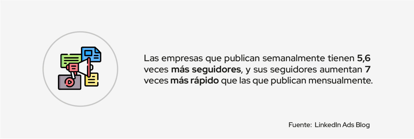 empresas que publican en linkedin