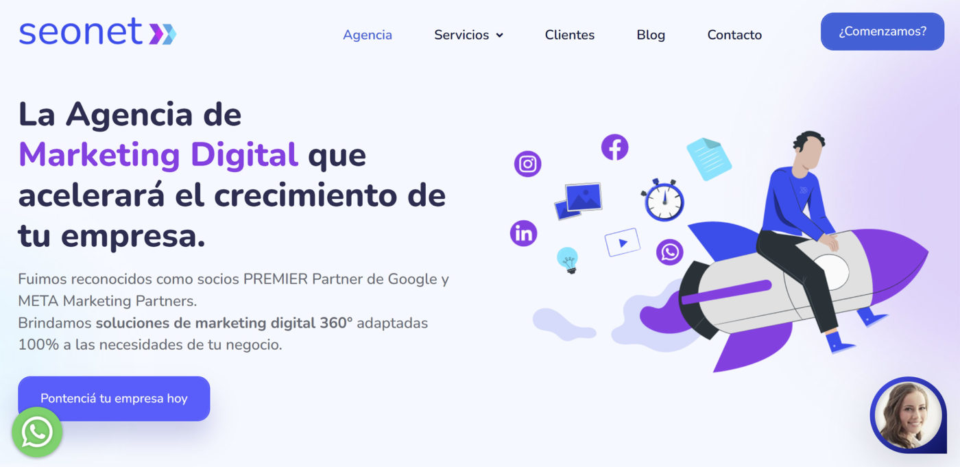 seonet agencia de marketing digital en argentina