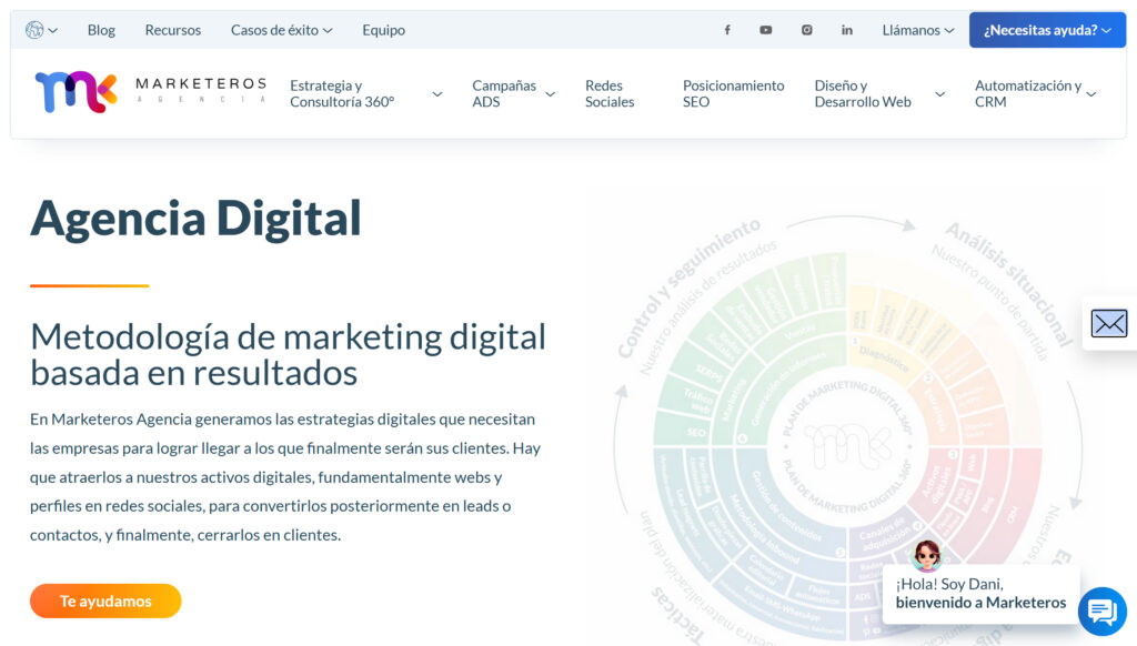 agencia de marketing digital marketeros