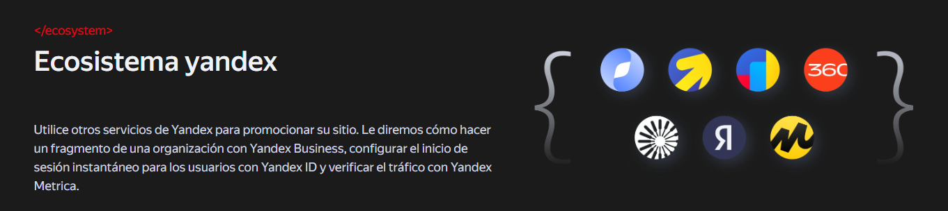 ecosistema yandex