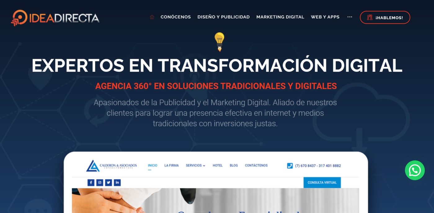 idea directa agencia de marketing digital en bucaramanga