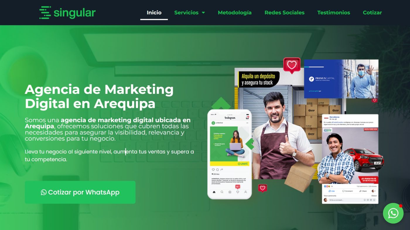 singular agencia de marketing digital en arequipa