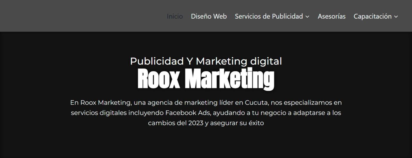 roox agencia de marketing digital en cucuta