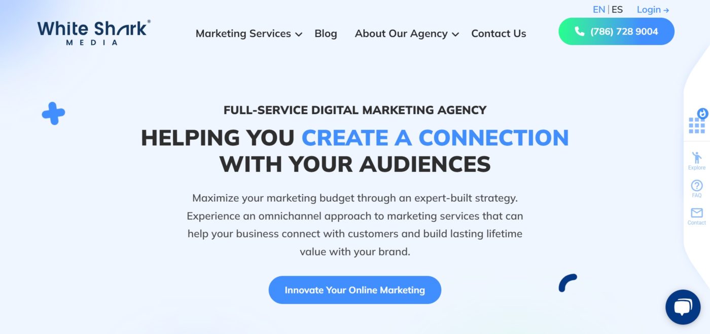 white shark agencia de marketing digital en miami