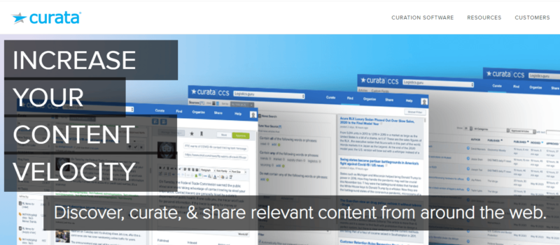 curata content curation