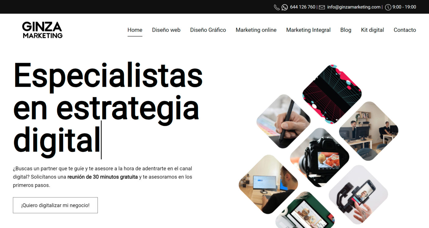 ginza marketing agencia de marketing digital en zaragoza