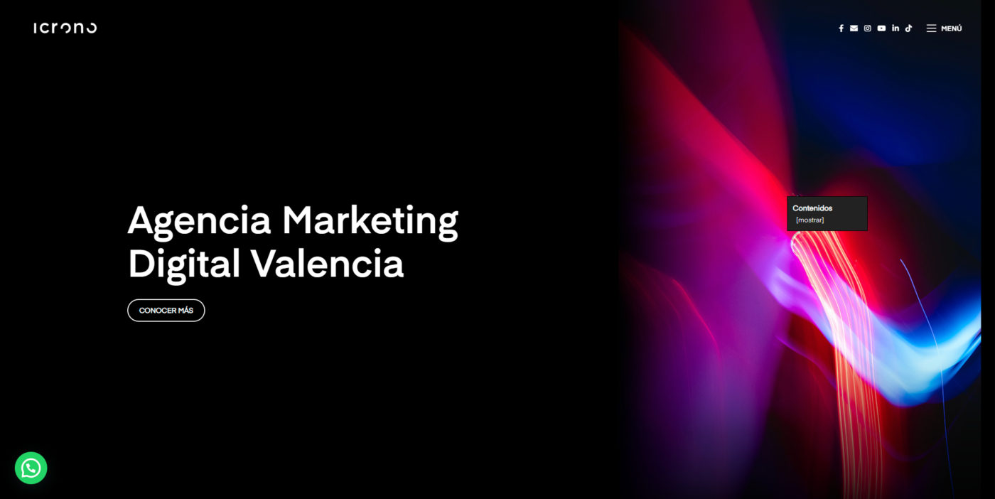 icrono agencia de marketing digital en valencia