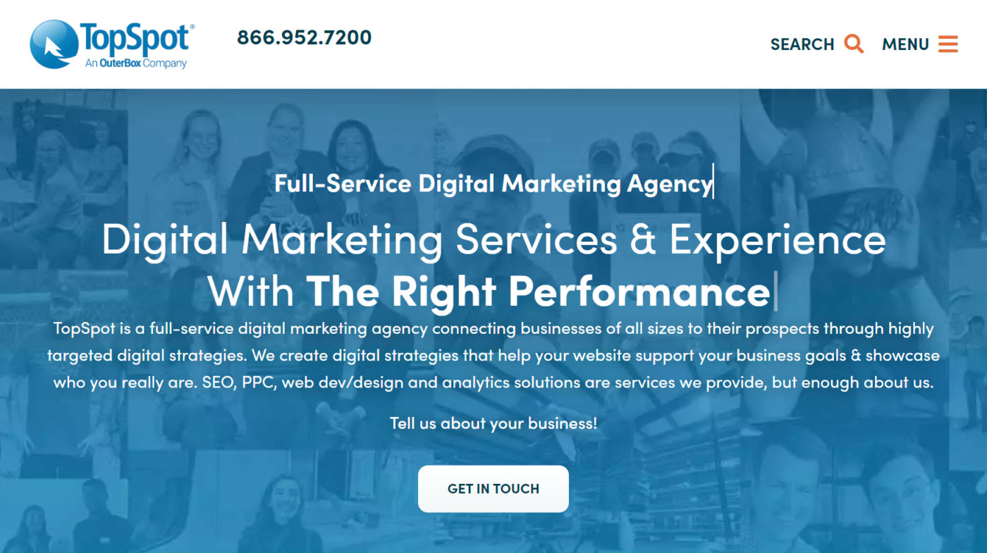 topspot agencia de marketing digital en houston