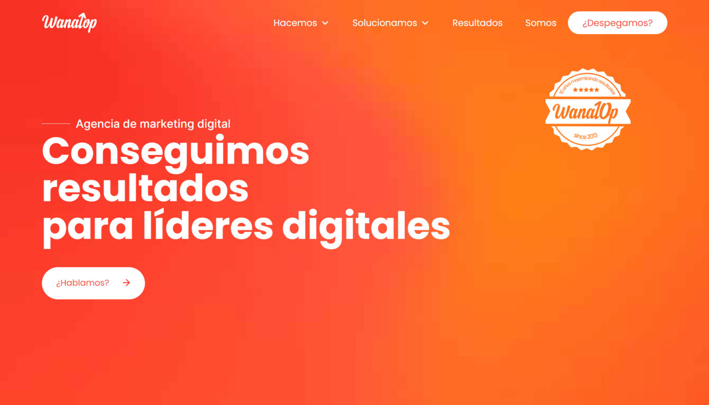 wanatop agencia de marketing digital en espana