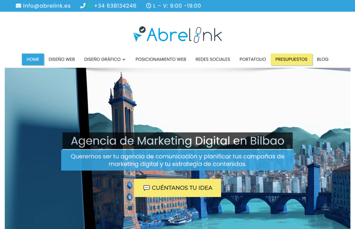 abrelink agencia de marketing digital en vizcaya