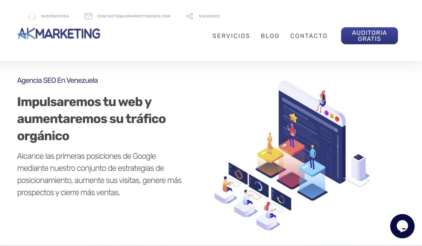 akmarketingseo agencia seo en venezuela