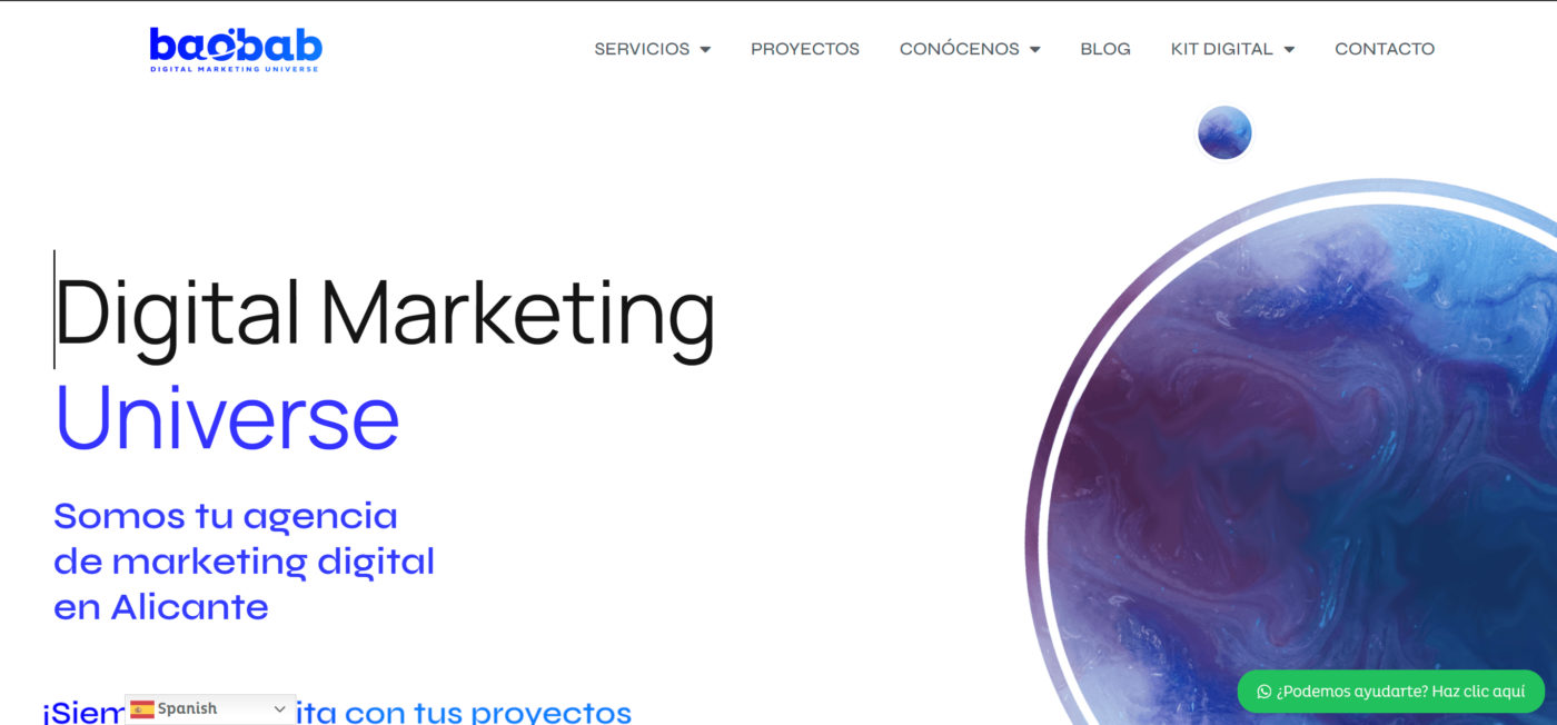 baobab agencia de marketing digital en alicante