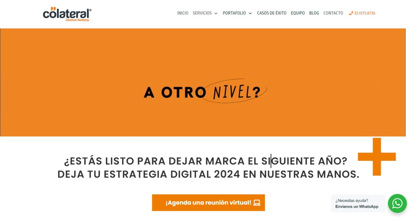 colateral agencia de marketing digital en zapopan