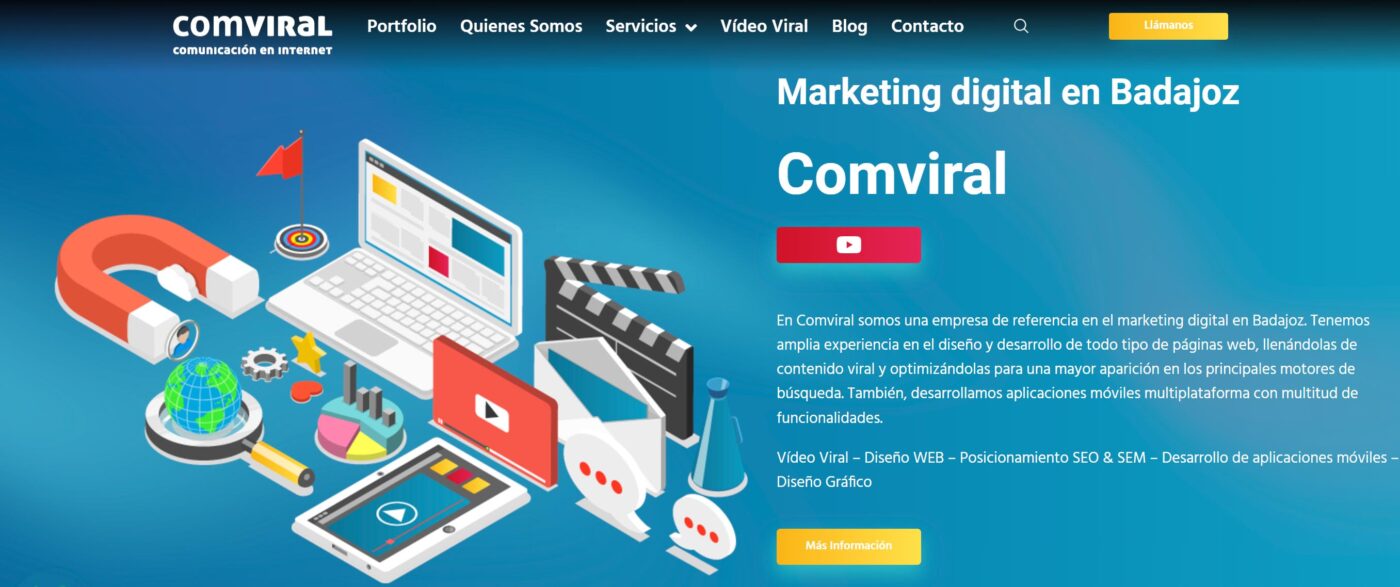 comviral agencia de marketing digital en badajoz