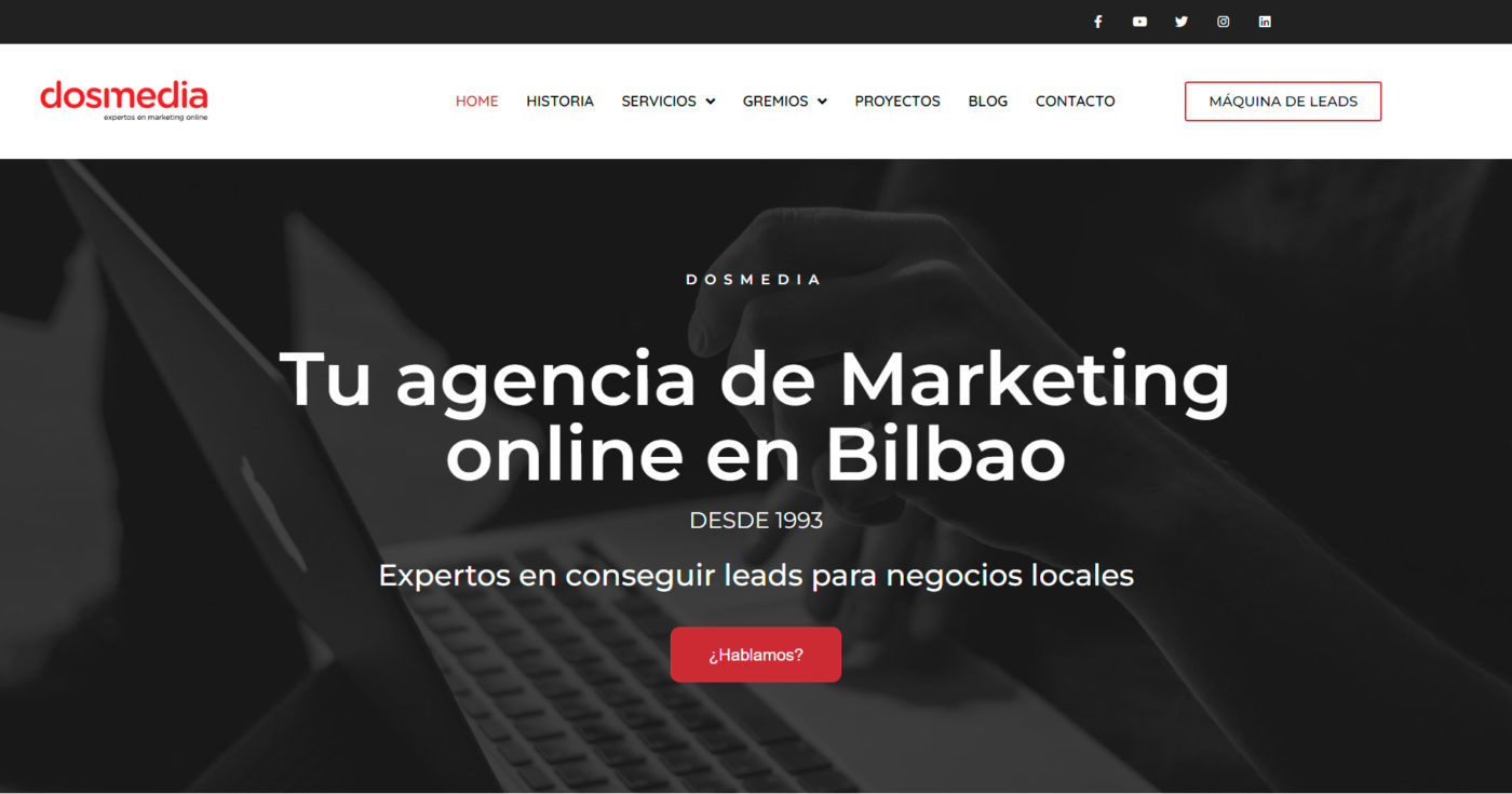 dosmedia agencia de marketing digital en bilbao