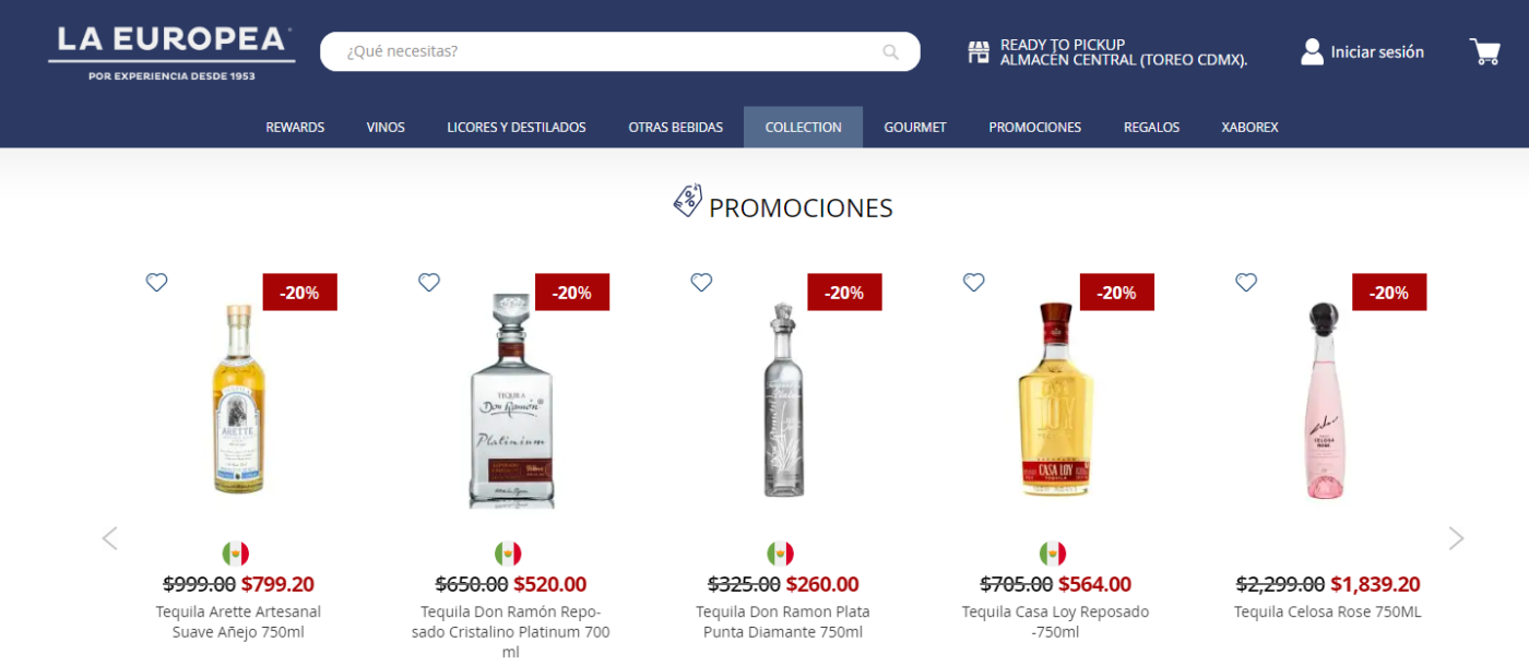 ecommerce bebidas alcoholicas