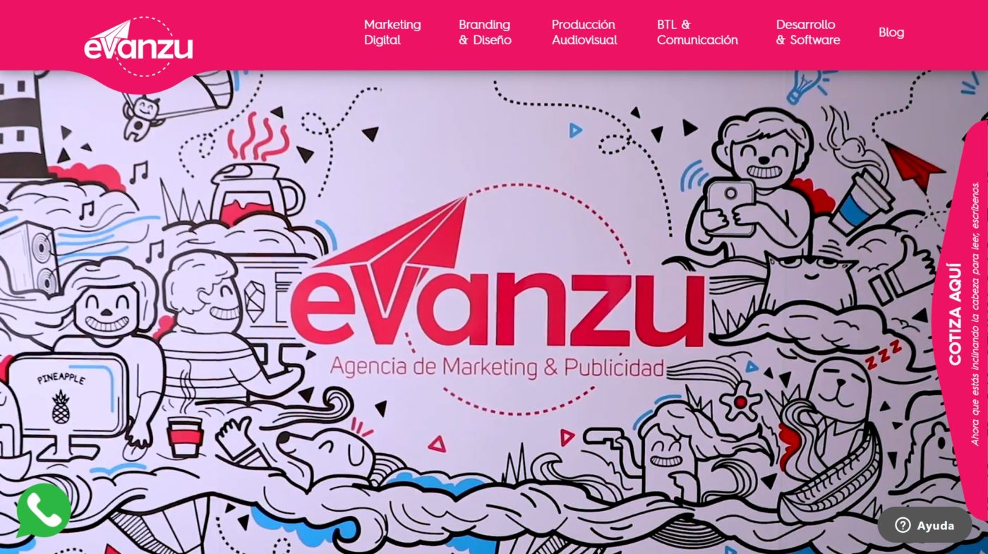 evanzu agencia de marketing digital en huancayo