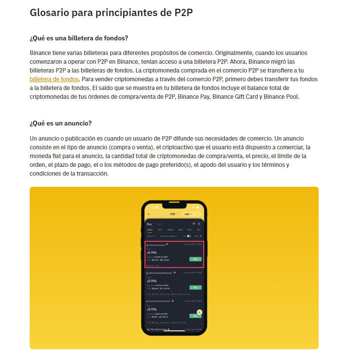 glosario para principiantes p2p