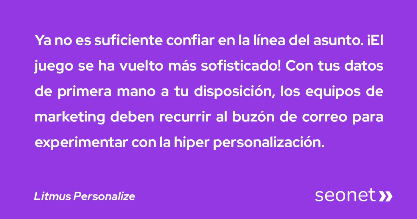 hiper personalizacion en email marketing