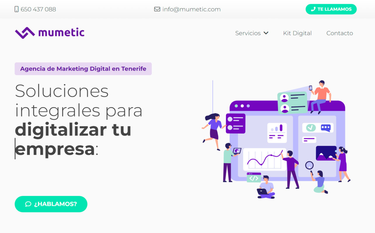 mumetic agencia de marketing digital en tenerife