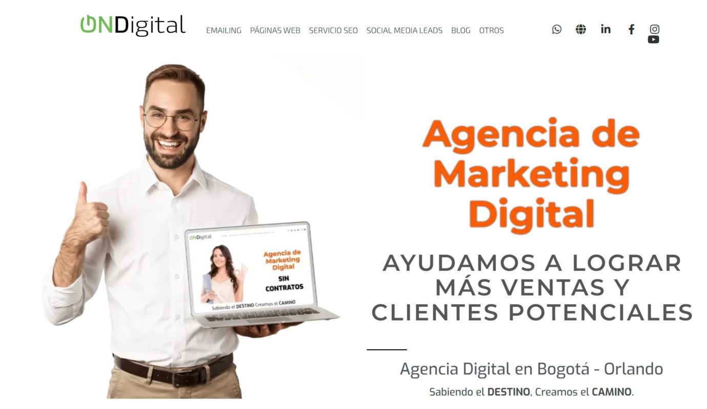 on digital agencia de marketing digital en bogota