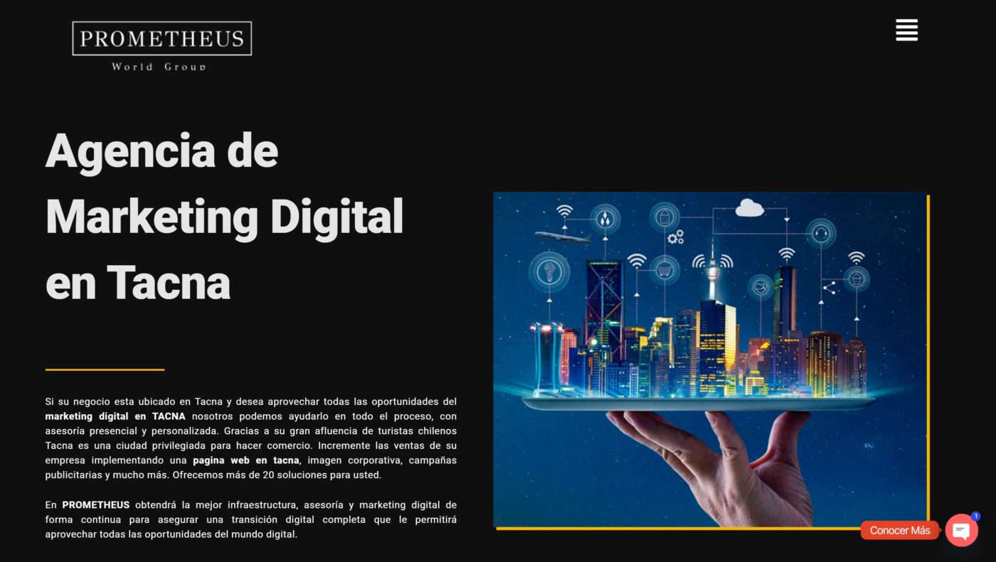 prometheus agencia de marketing digital en tacna