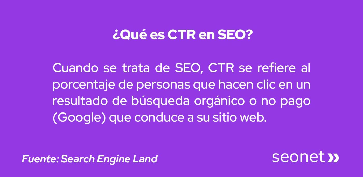 que es ctr en seo