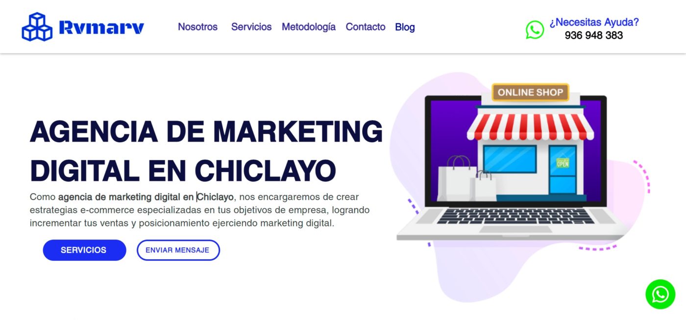 rvmarv agencia de marketing digital en chiclayo peru