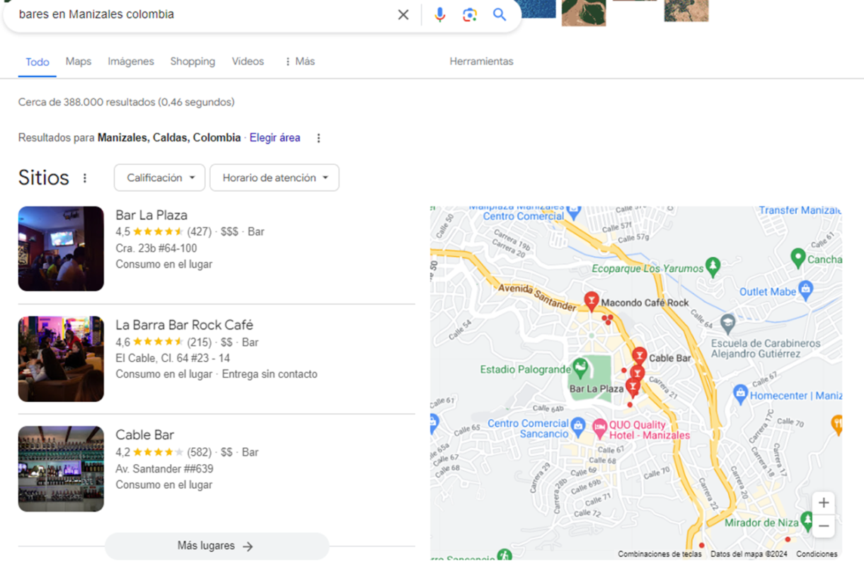 seo local para bares