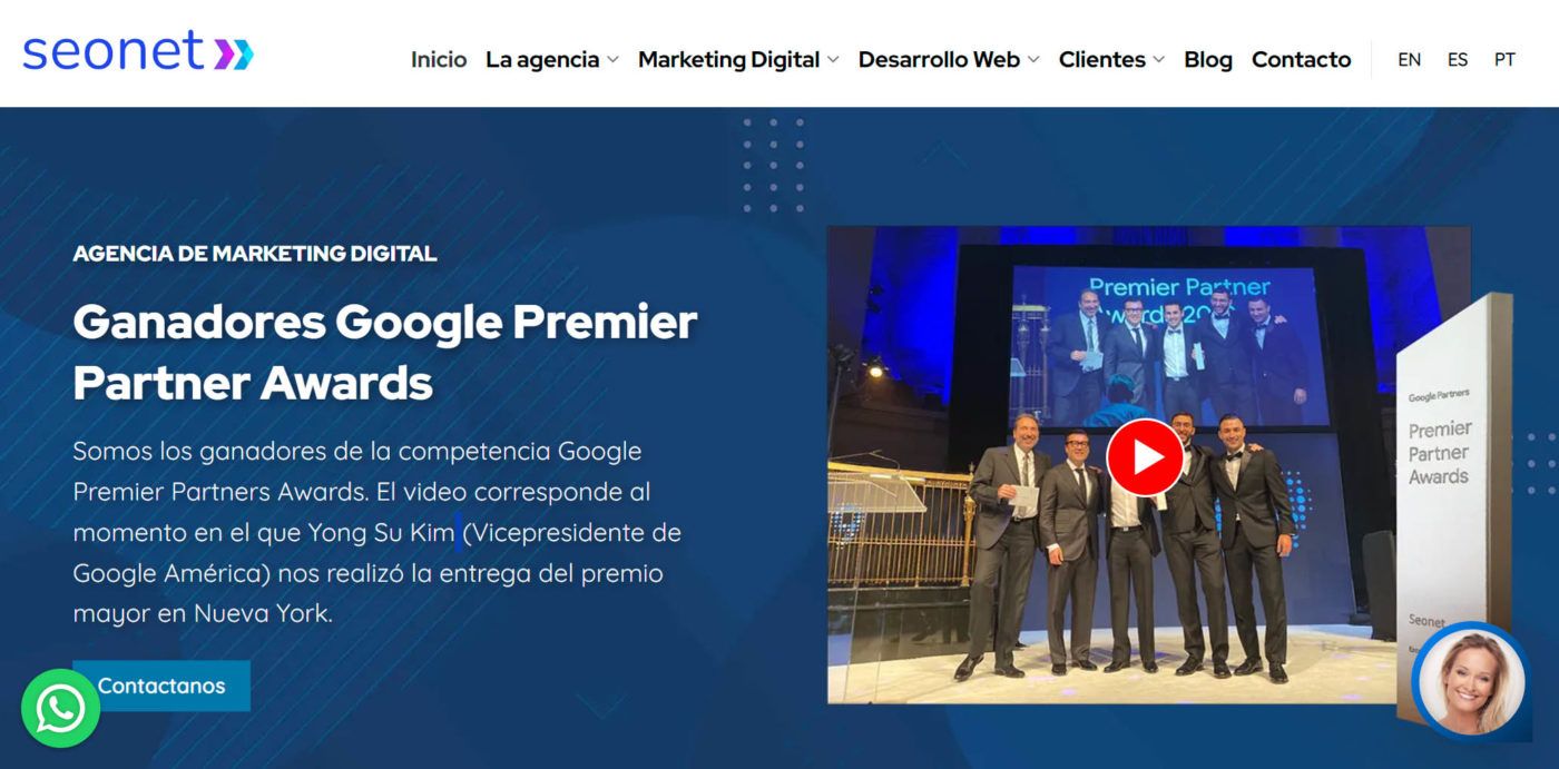 seonet agencia de marketing digital en los angeles