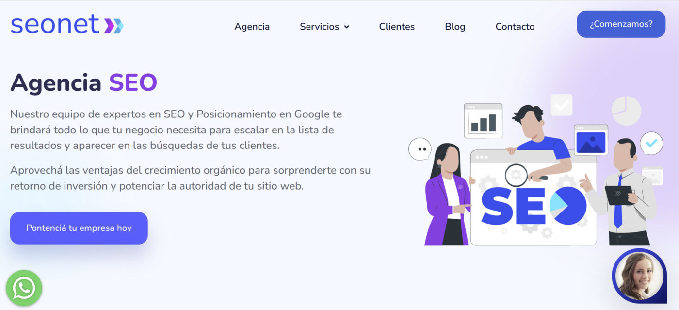 seonet agencia seo en argentina