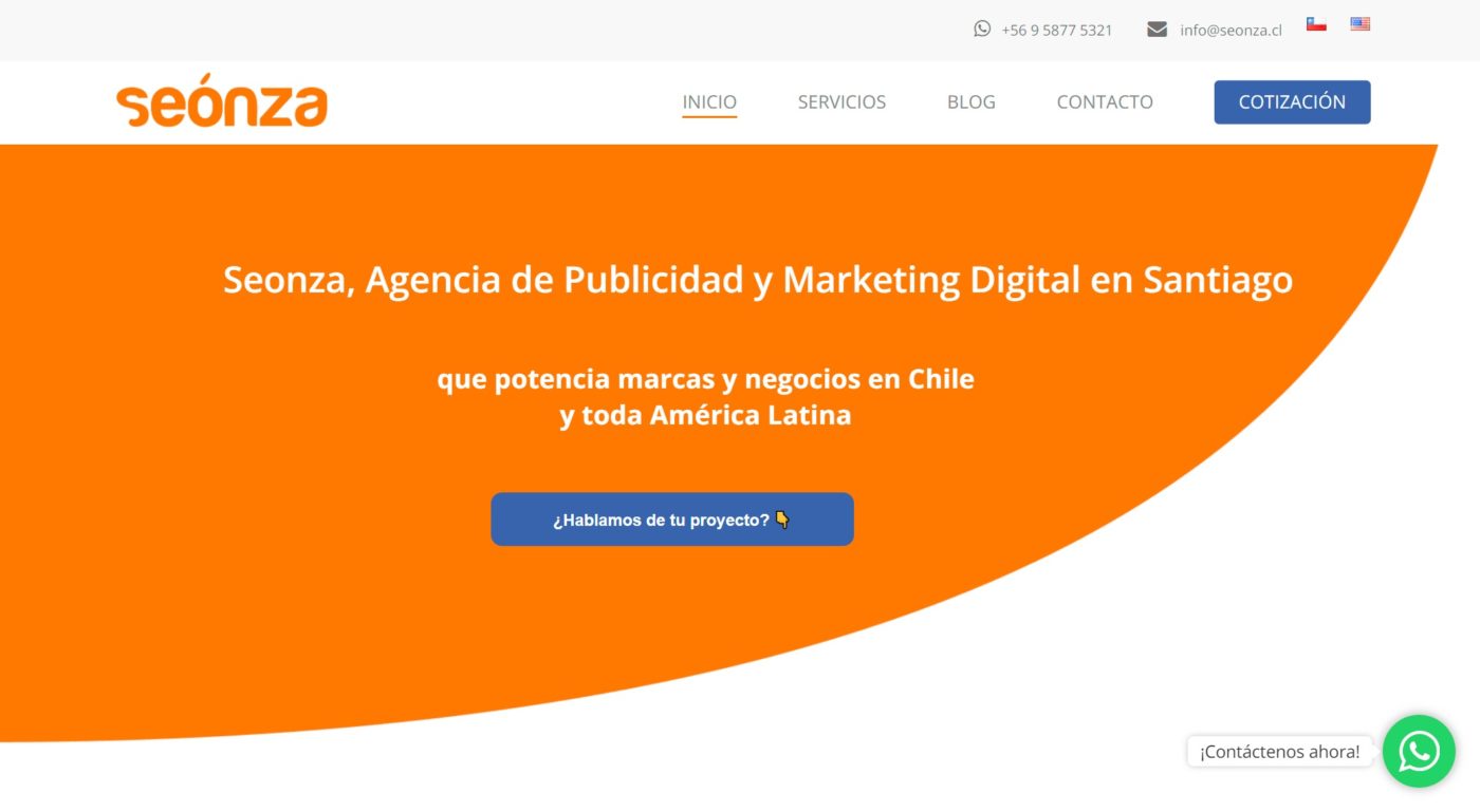 seonza agencia de marketing digital en las condes