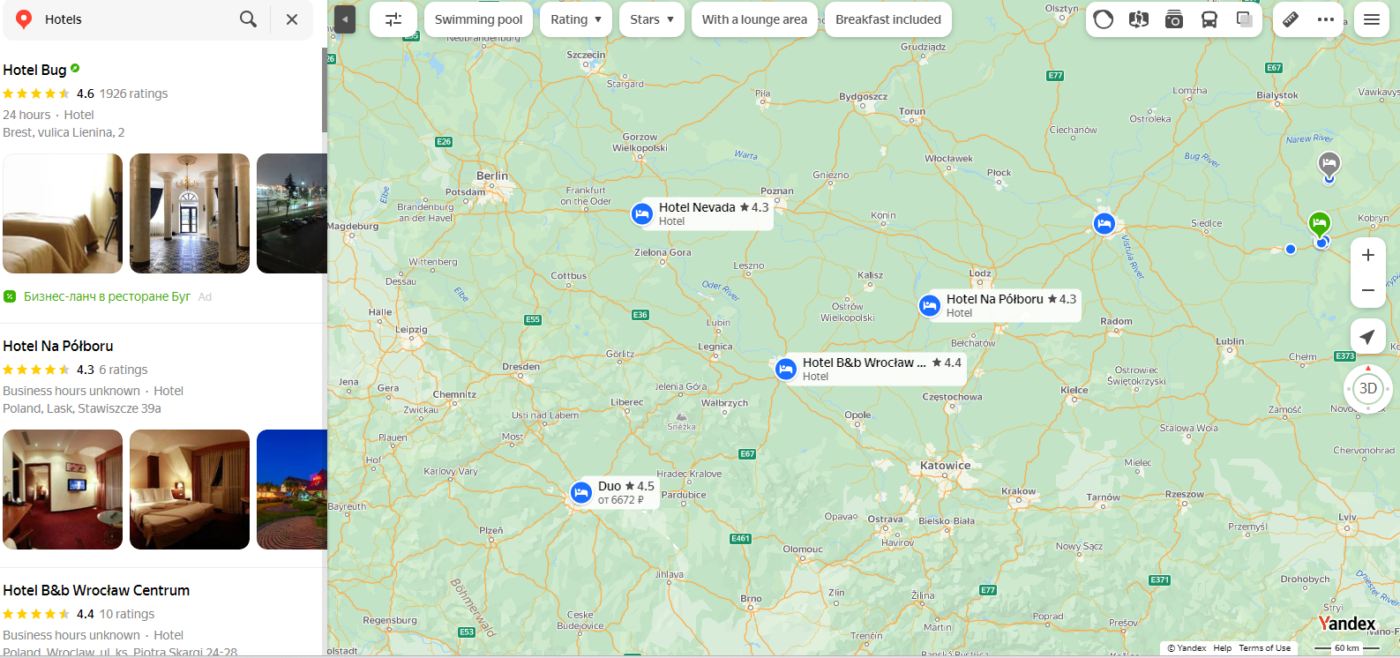 yandex maps