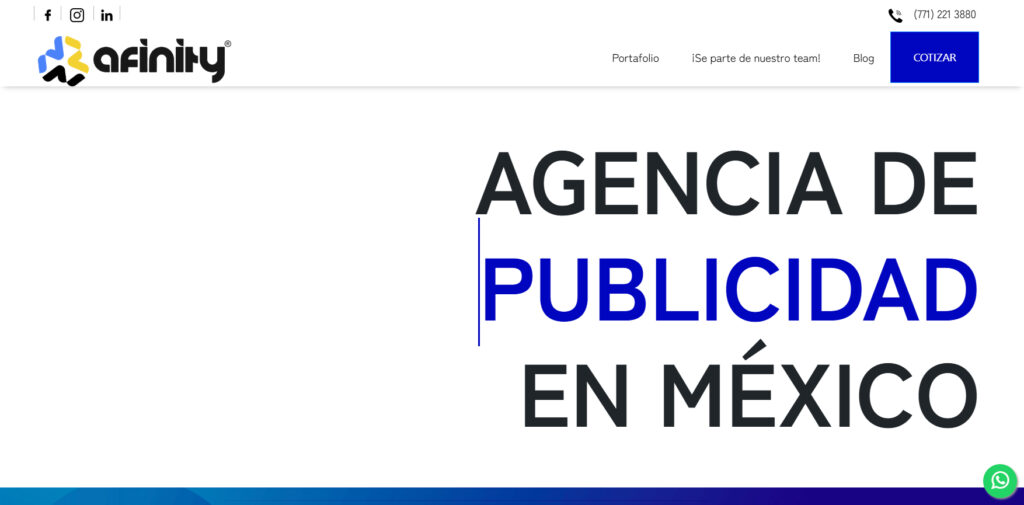 afinity agencia de publicidad en pachuca