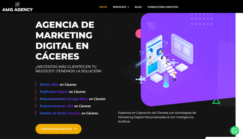 amg agency agencia de marketing digital en caceres