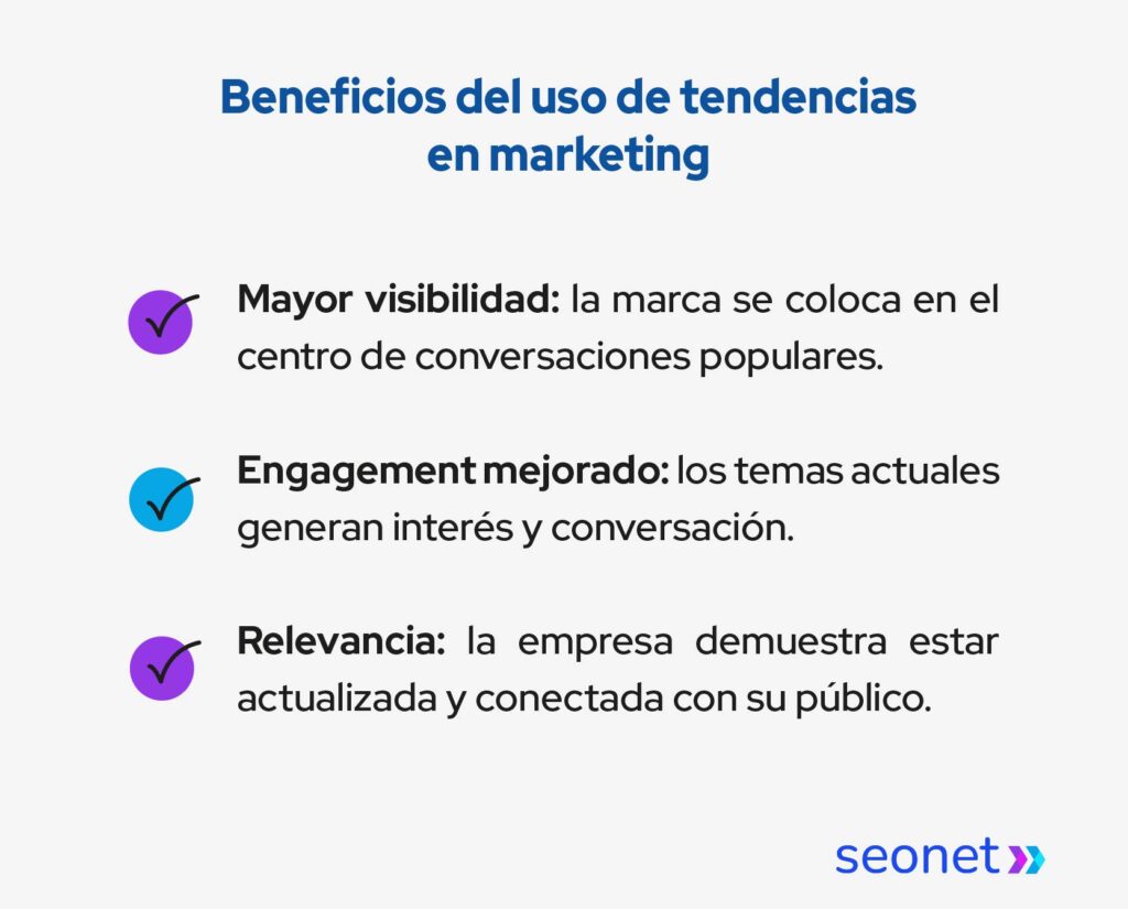 beneficios del uso de tendencias en marketing