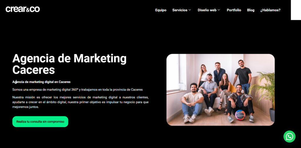 crear e co agencia de marketing digital en caceres