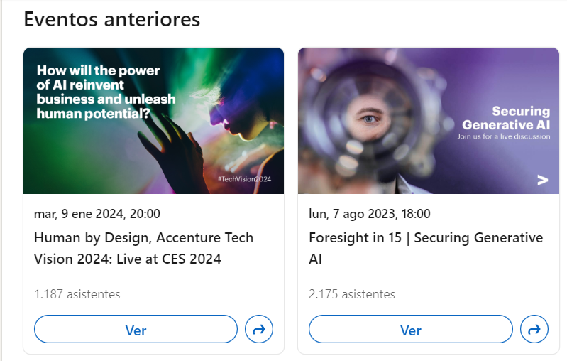 eventos en linkedin