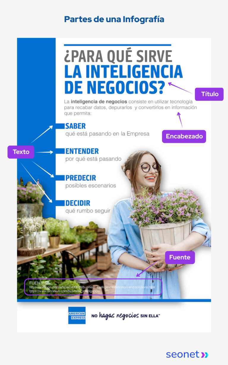 partes de una infografia