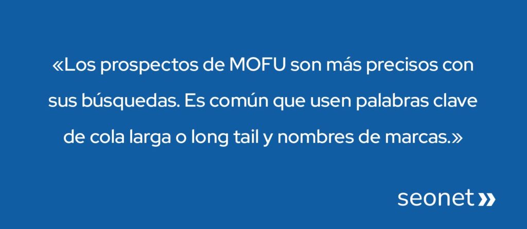 prospectos mofu son precisos