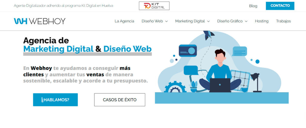 webhoy agencia de marketing digital en huelva