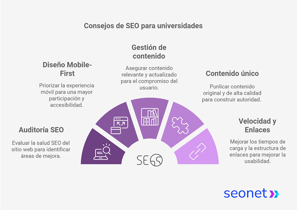 consejos de seo para universidades