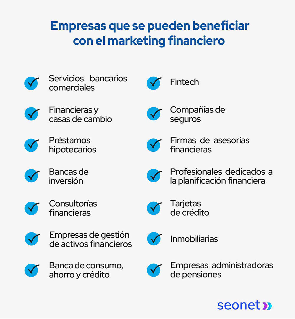 empresas que se benefician con marketing financiero